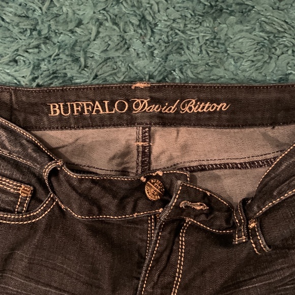 BUFFALO David Bitton Black Vintage Jeans, Size 28, 33”inseam. Stretchy, Bootcut - Picture 2 of 5